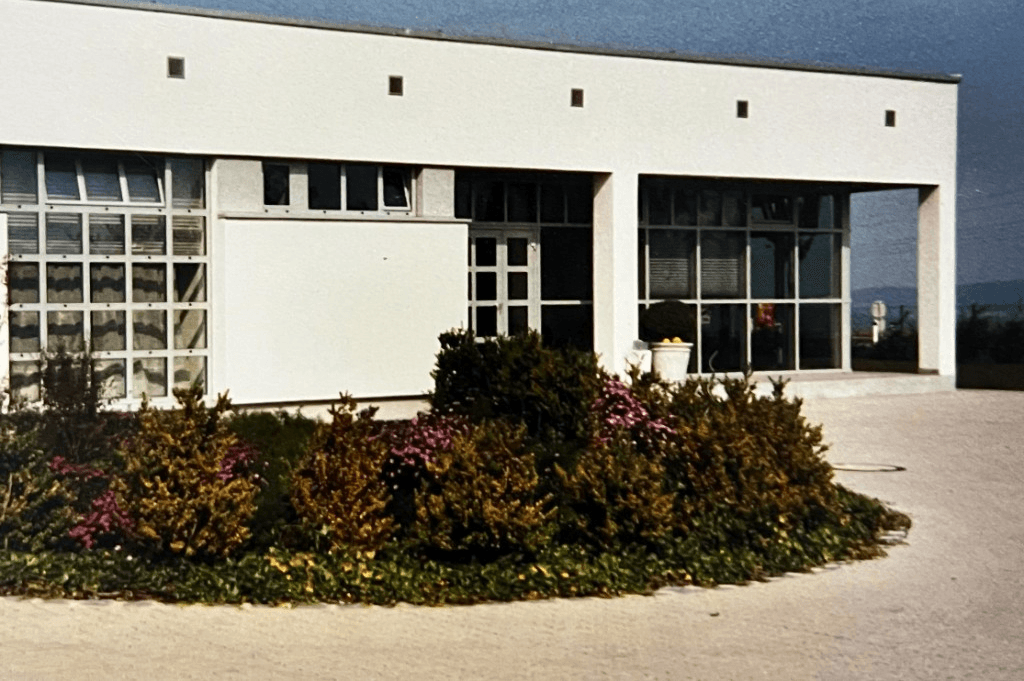 Das Gebäude der Strickerei Jutta