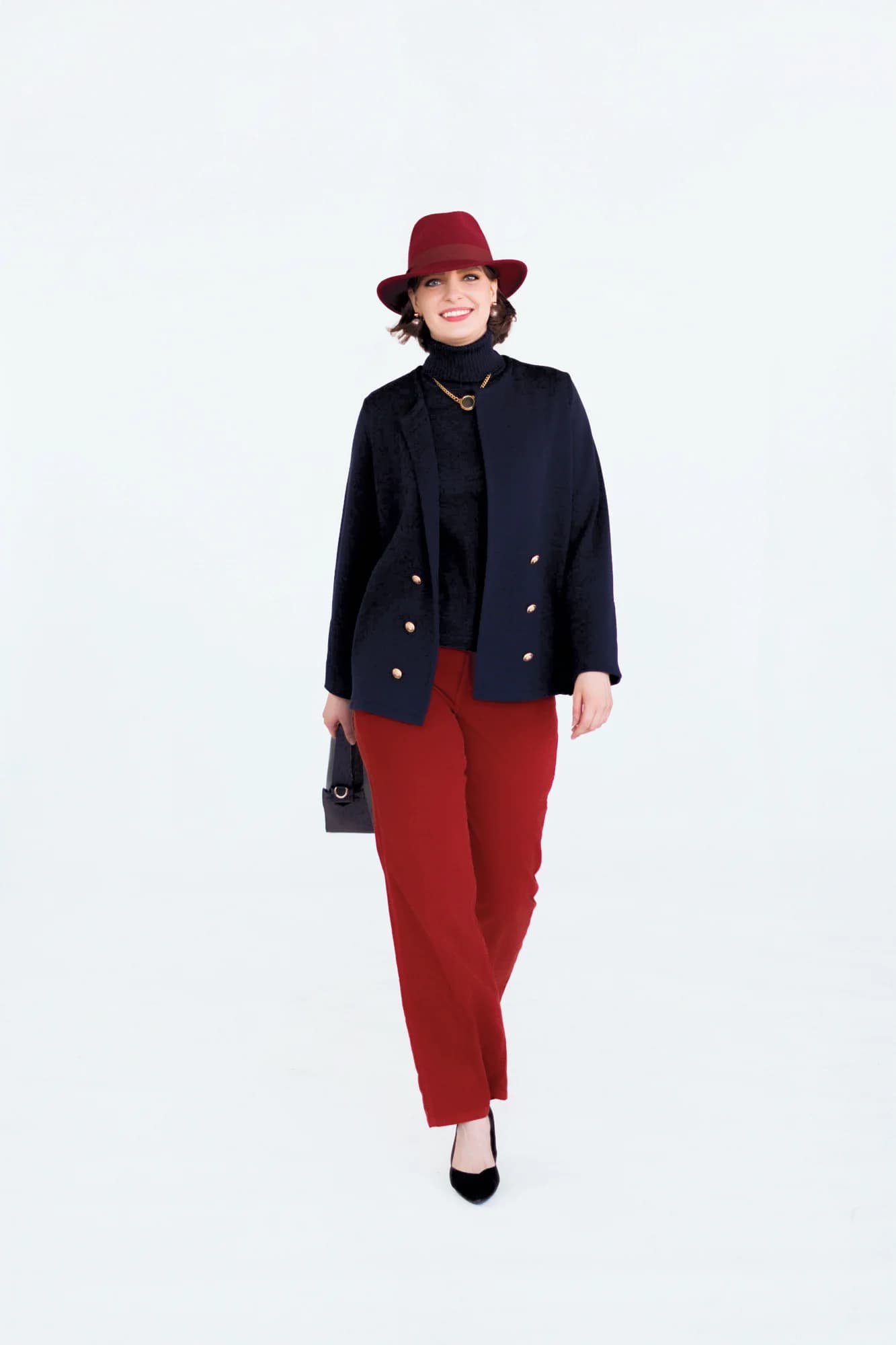 Look CONTE, Aaron & Tini: Blazer, Pullover und Hose